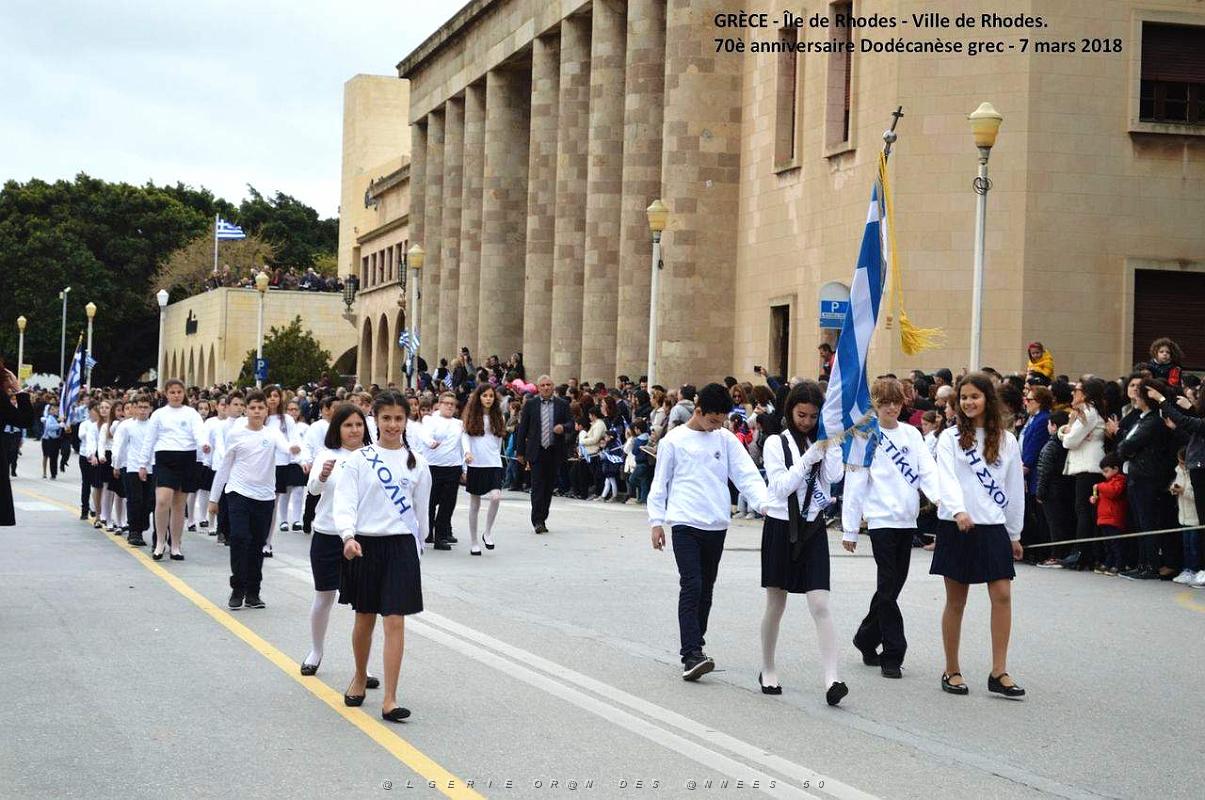 231- Rhodes- Defile Dodecanese grec.JPG